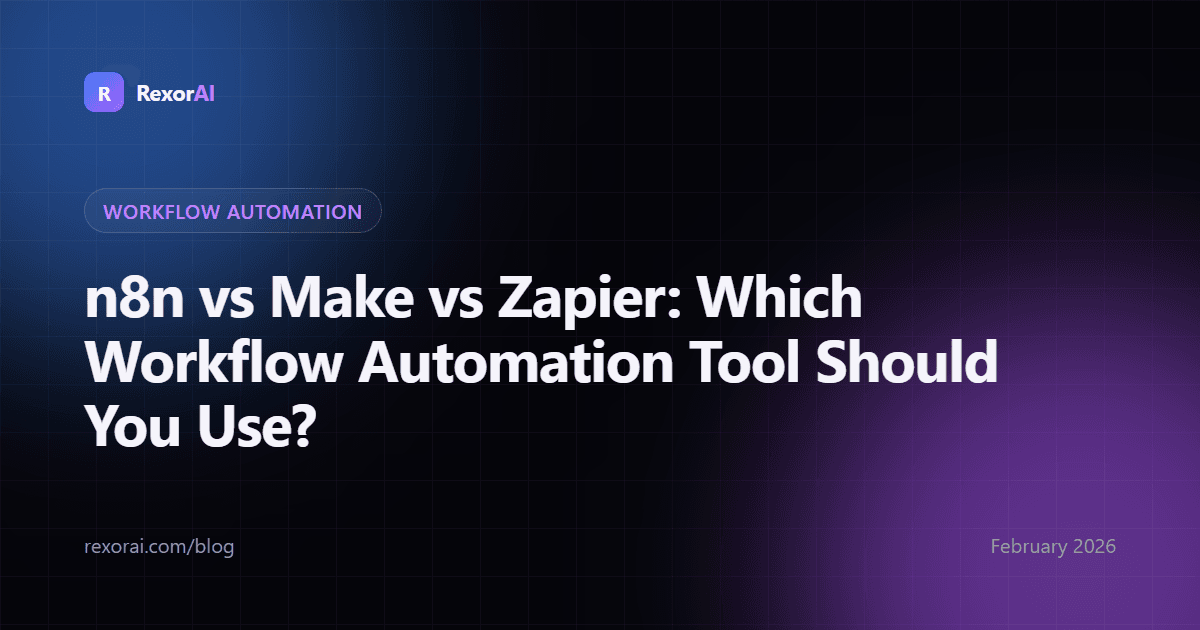 n8n vs Make vs Zapier: Which Workflow Automation Tool Should You Use?